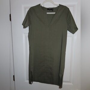 Theory Olive Dress